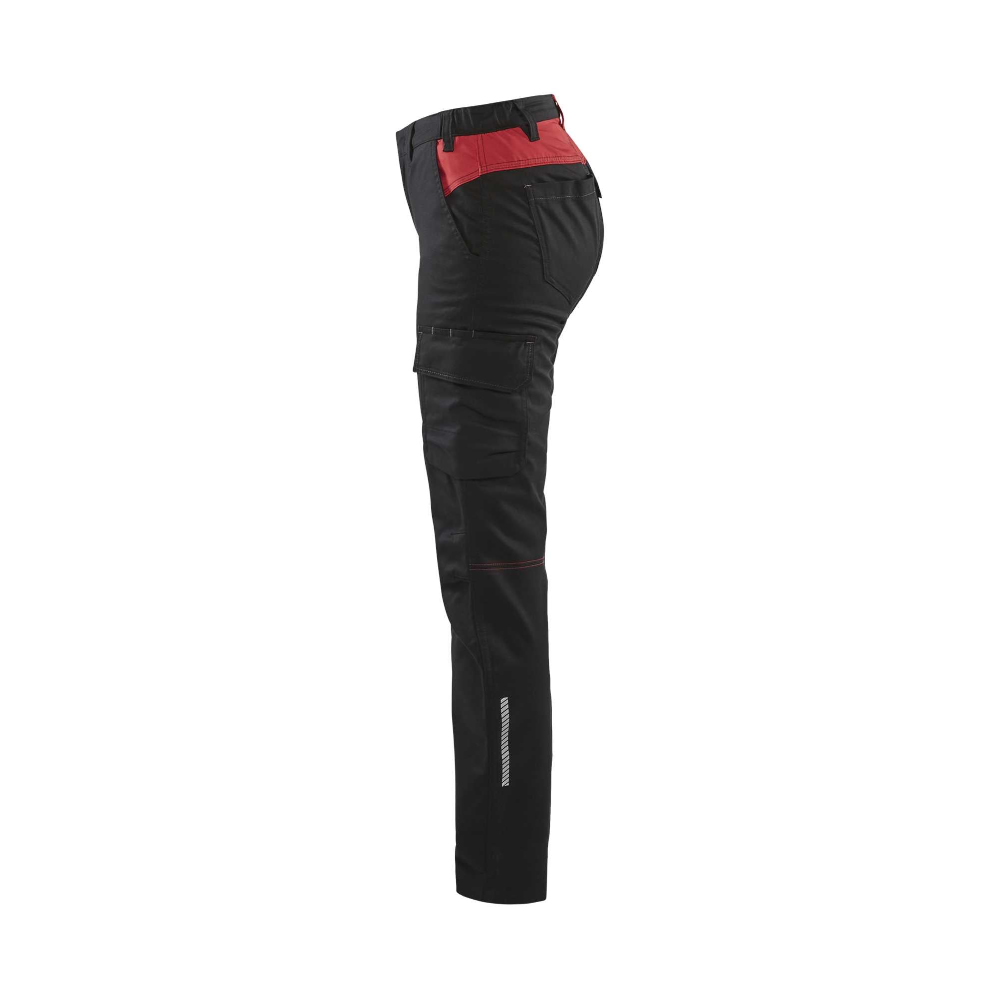 BLAKLADER 71441832 Women's industry trousers stretch Hi Vis Reflective Work Trousers Women - twill fabric